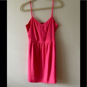 JCrew hot pink dress